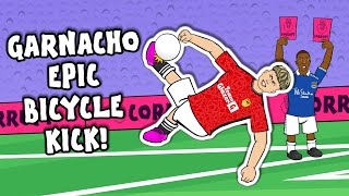 🔥Garnacho Bicycle Kick!🔥 The Song! (Man Utd Vs Everton Goals Highlights)