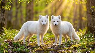 🔴 LIVE Forest Animals and Beautiful Nature 🌲 Soft Piano Music for Stress Relief screenshot 3