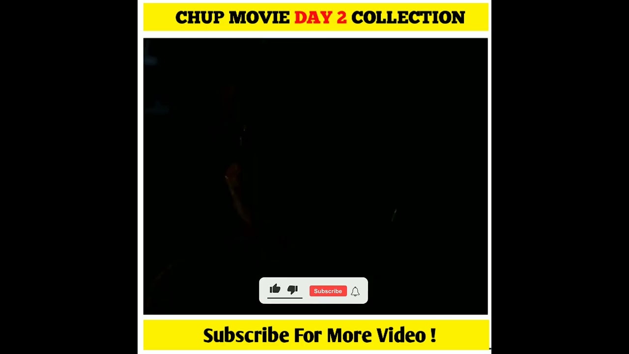 Chup Day 2 Box Office Collection 🤯🔥 