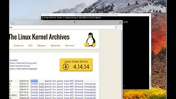 How to Download a linux 4.14.14 or similar kernel and configure from source code video 1