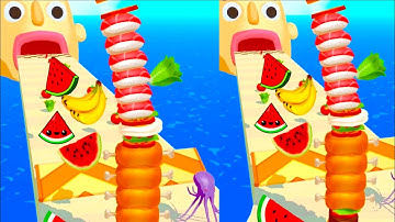 Sandwich Runner All Levels Gameplay iOS,Android Walkthrough Newtraielrs Update Game Mobile GXVI02EOS