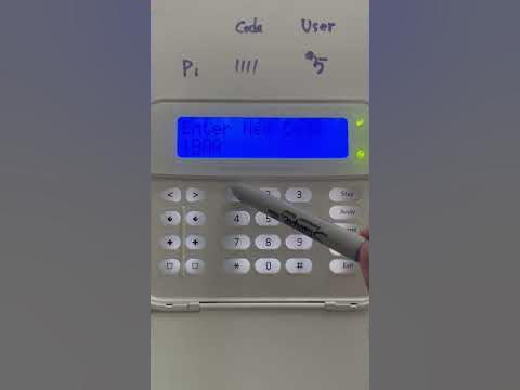DSC NEO panel user codes programming - YouTube