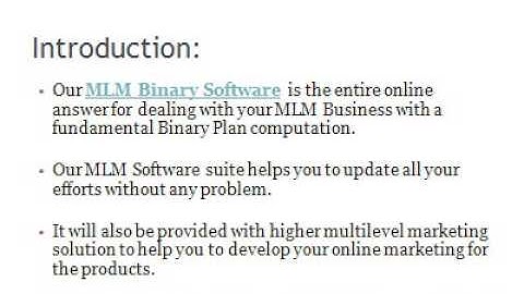 MLM Binary Software, MLM Binary Plan Script, Binary Plan MLM Software, Binary MLM Software
