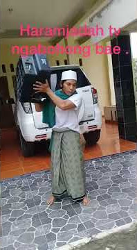 Pak haji banting tv gara' quick on pembohong.😂