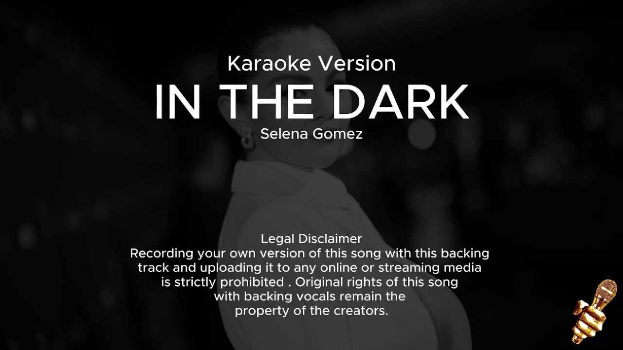 Selena Gomez - In The Dark (Karaoke Version)