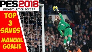 PES 2018 TOP 3 SAVES - Manual Goalkeeper Saves screenshot 4