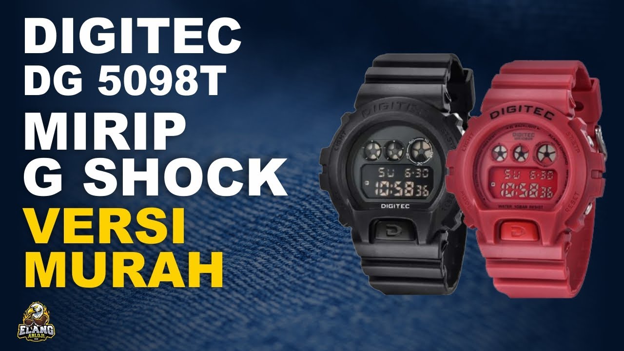 DIGITEC DG 5098T : JAM DIGITEC MIRIP GSHOCK VERSI MURAH TERBARU (2022)