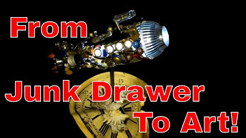 Use Your Junk Drawer Items for Assemblage Art !