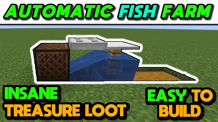 EASIEST Automatic AFK Fish Farm Tutorial (Java & Bedrock) - Minecraft 1.17