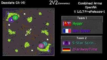 30# Channeling the thunder - 2v2 - commentary - Combined Arms V1.0.7 PreRelease-1 (OpenRA)