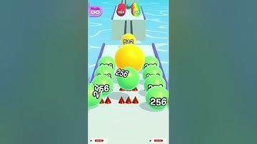 Ball Run 2048 - All Levels Gameplay Android, iOS ( Levels 3)