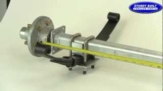 How to Measure an Axle Video from Sturdy Built Trailer Parts