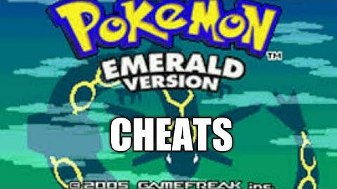 POKEMON EMERALD CHEAT CODES(MY BOY EMULATOR)