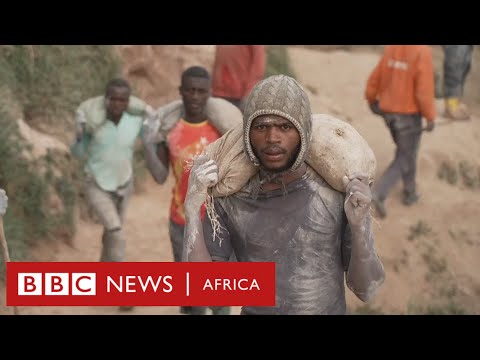 DRC: Inside the mines fought over by armies and wanted by Trump - BBC Africa