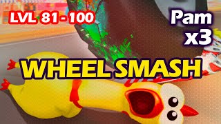 Wheel Smash (ROLLIC) - Gameplay Walkthrough HD - (LVL 81 - 100) - Android - 2020 screenshot 3