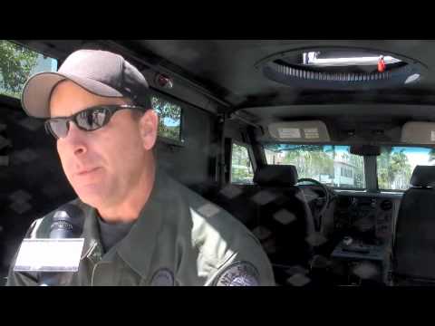 Santa Barbara Police Department Bearcat Armored vehicle