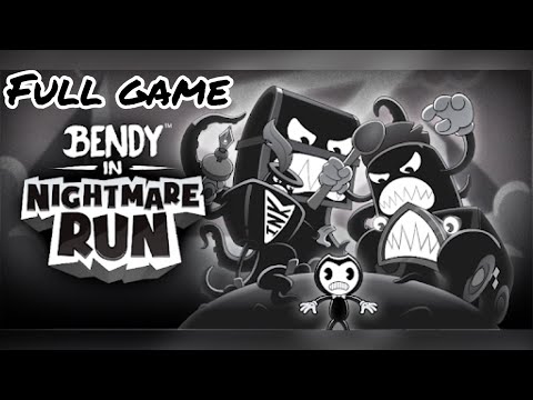 Bendy In Nightmare Run Full Game Walkthrough (All Bosses u0026 Acts)
