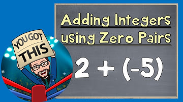Adding Integers with Zero Pairs  Example | The Math Review | 7NS1a
