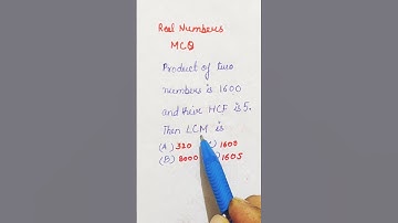 #MCQ on Real Numbers #Chapter1#CBSE Class 10#Session2022-23#short#shorts