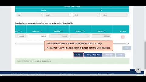 Filing an intimation of payment FORM GST DRC03