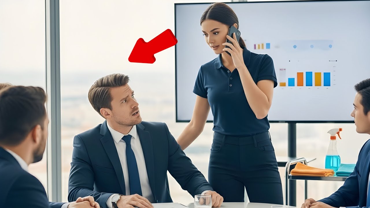 « LAISSEZ-MOI RÉPONDRE À CET APPEL ! » A Dit La Femme De Ménage Qui A Décroché Un Gros contrat....