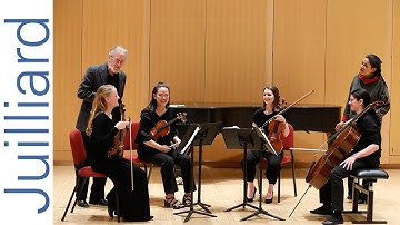 Bartók’s String Quartet No. 1 | Juilliard Ronald Copes & Astrid Schween Music Master Class