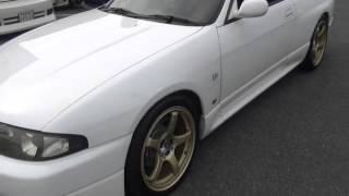 スカイライン　BCNR33　 白　HKSエアクリ　トラストインタークーラー　など改造多数　with　CARSHOP　LEAD