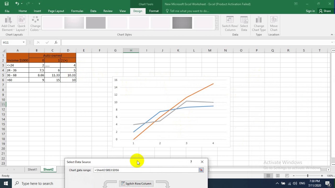 Excel Sheet Charts - YouTube