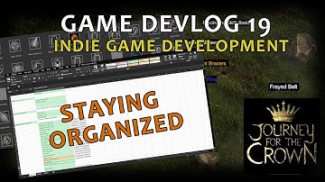 Staying Productive and Organized! - JFTC Indie Game Devlog 19
