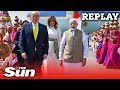 US President Donald Trump arrives in India on two day visit