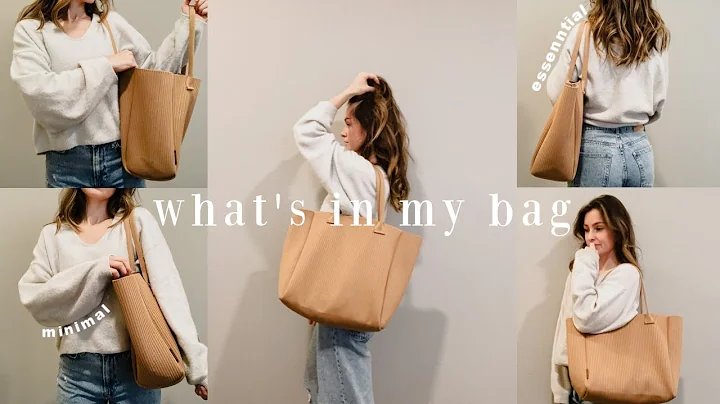 What's in my bag | simple + minimal essentials