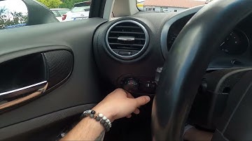 How to Change Speedometer Brightness Level in Seat Leon II ( 2005 – 2012 ) - Adjust Brightness