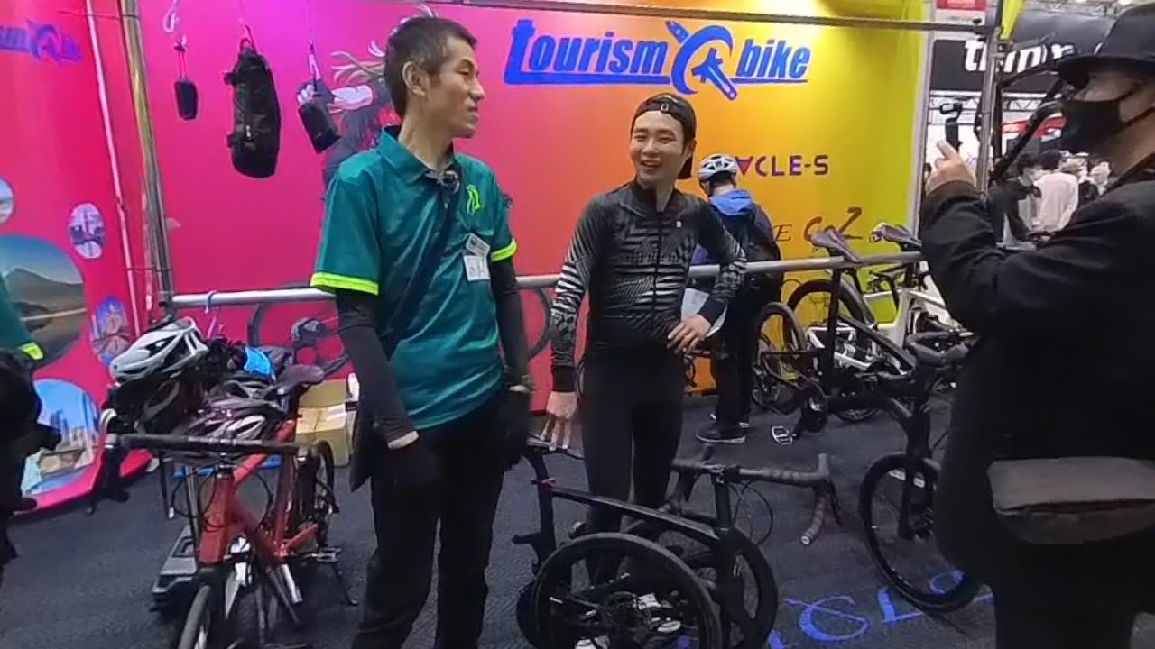 あの大物がCARACLEブースに！（サイクルモード東京2024）