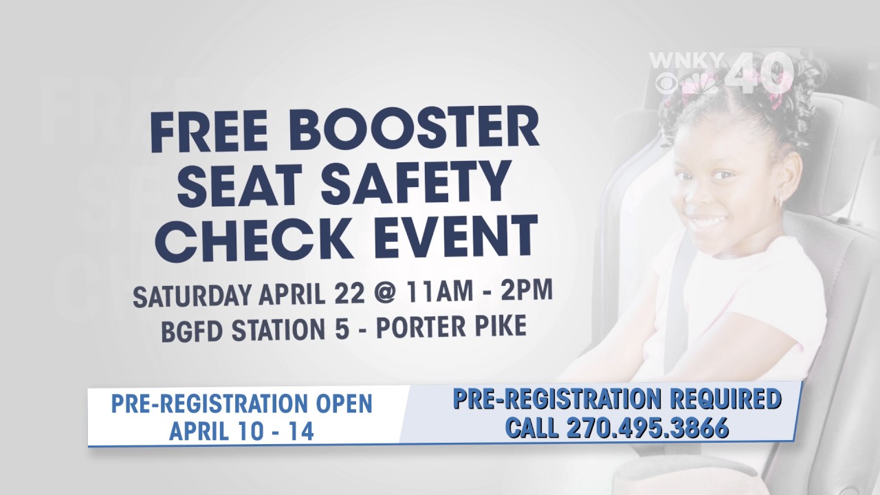 A Car Seat Check with a Boosters Seat focus on April 2017 in Bowling