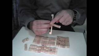 How I solved my diamond wooden burr puzzle... This is the first video of a series I will make about wooden puzzles. I hope you