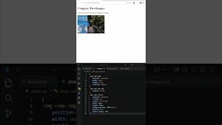 I Built an Image Comparison Slider! 🤯 #shorts #viral