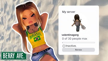 ✿ How to fix INACTIVE PRIVATE SERVER in Berry Avenue 2025