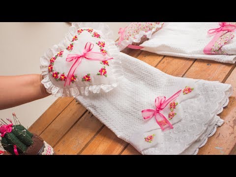 Tutorial cómo decorar con tela servilletas y toallas de cocina ~ lodijoella