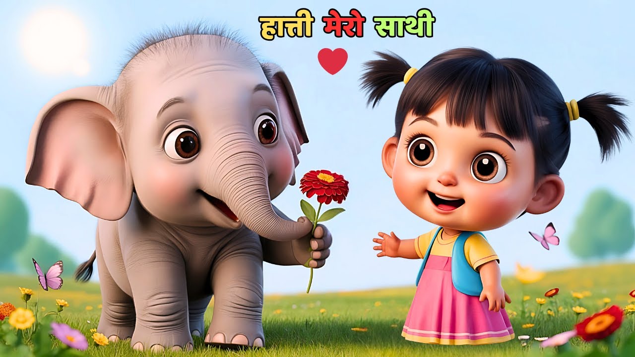Elephant Song | Nepali Rhymes for kids | Meri pukuli Balgeet