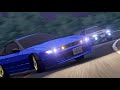 【頭文字Dリメイク】Initial D SIL80 vs EVO4 in Blender 【Initial D × Blender】