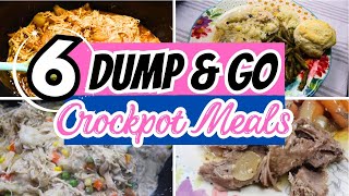 6 Amazing Dinner Recipes in the Slow Cooker| Super Easy Dump & Go | Quick & Easy, Cozy and Delicious