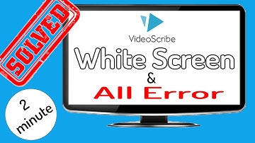 Videoscribe white screen or not opening problem | All error solution | Tech State.