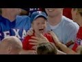 Crying Rangers Fan Loses Foul Ball to Adults | Good Morning America | ABC News