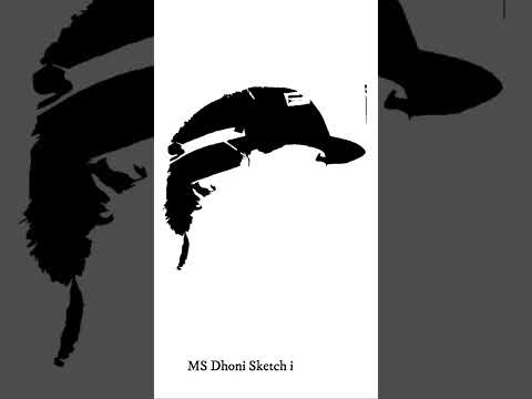 MS Dhoni Sketch