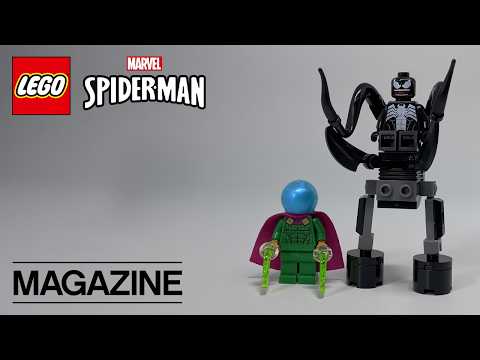 Building The LEGO Spiderman Magazine Issue 19 "Venoms Ultimate Upgrade + Mysterio"