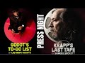 Inside Press Night at the Royal Court: Godot’s To-Do List & Krapp’s Last Tape 🎭