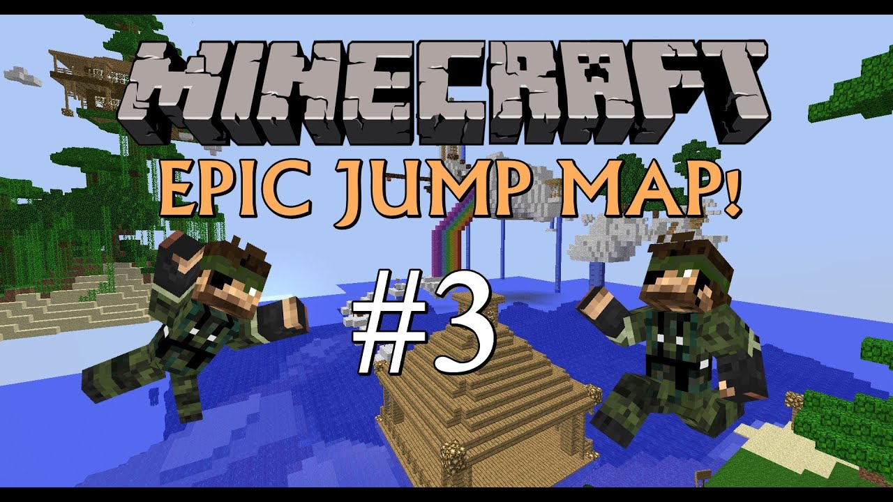 Minecraft Epic Jump Map Part 3: RAGE QUIT! - YouTube