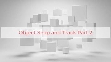 GstarCAD Beginner Tutorial- Object Track