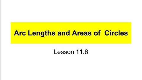 Geometry Lesson 11.6