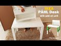 Ikea phl desk with addon unit for  children  assembly guide